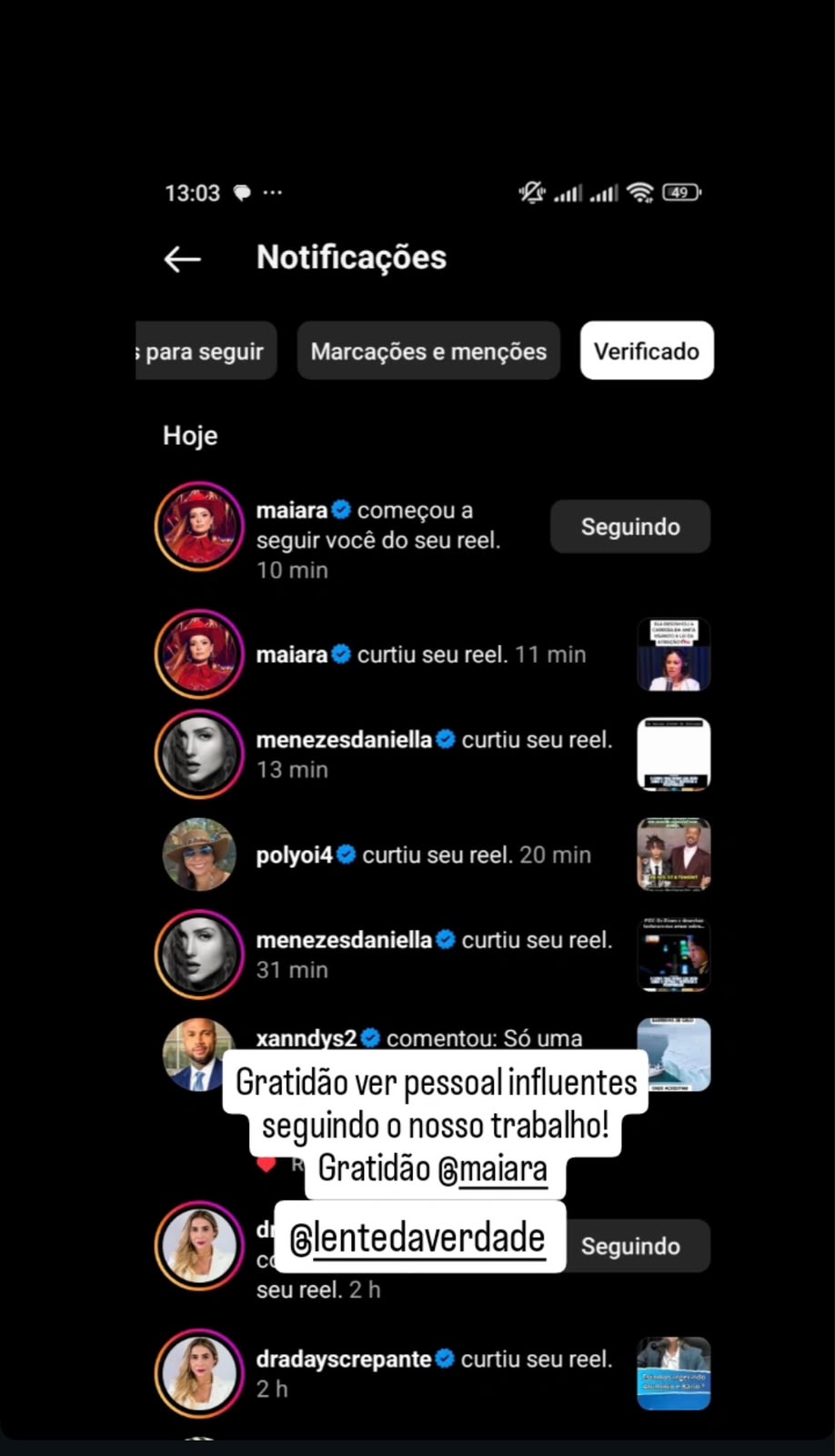 Pessoas influentes interagindo